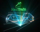 lasershow nedtrain